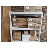 LOT of Glassware & Shelves