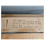 NIB Fence Post Ground Spikes