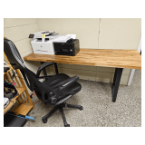 Woodtop Desk and Office Chair