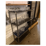 Metal Shelves w/ Contents