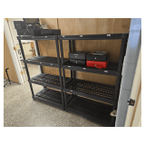 2 Plastic Shelf Units Contents NOT INCLUDED