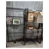 2- Metal Shelving Units 35x15x72 & Contents