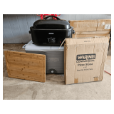 Lot of Kitchen Items & Aroma Pizza Stone NIB