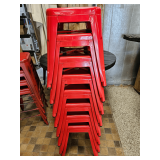 8 Metal Stools