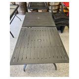 Pair of Square Black Tables 37x37x28.5h