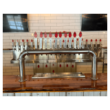 Micro Matic Ten Tap Beer Tower with Pumps and Drip Trays