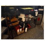 Metal Shelf w/ Contents