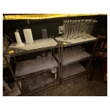 Metal Shelf w/Contents