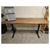 Topsky Electric Height Adjustable Standing Desk w/ Chair & Plastic File