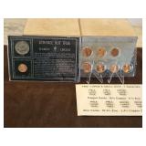 Two(2) miscellaneous coin collectible items...