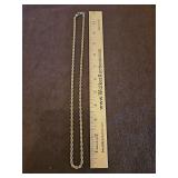 24' 585/14k gold necklace 23.8 total grams...