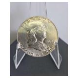 1962-D Franklin Silver Half Dollar (90% silver)...