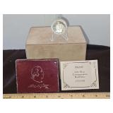 PROOF 90% Silver Commemorative Half Dollar 1732-1982 w/Paperwork & Original Box...