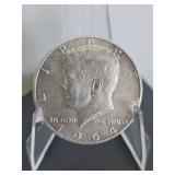 1964-D Kennedy Silver Half Dollar (90% silver)...