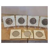 Seven(7) Kennedy Half Dollars in Flips SEE DESCRIPTION FOR DETAILS...