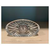 Waterford Crystal clock 5” x 2 1/2”