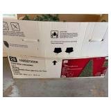 Two Christmas trees size as shown on box