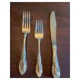 3 piece Towle Sterling Silver flatware set.. 118 GRAMS (NOT INCLUDING KNIFE)