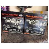 Winchester 12 gauge 3 1/2 inch hex steel shot.  Full boxes