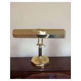 Gold medal desk lamp, 13” x 14”