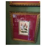 John Ridgeway framed floral artwork 16 1/2 x 19 1/2“￼