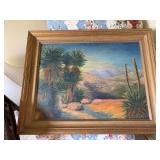 Vintage oil painting 29“ x 23“