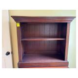 Solid wood bookcase 36” x 14 1/2” x 31 1/2”