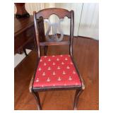 Antique harp chair 17 1/2“ x 18“ x 34“