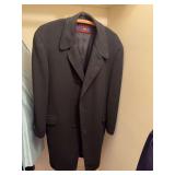 Pakasha 100% pure oriental cashmere black overcoat ￼ this jacket is 44 inches in length from collar