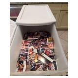 Drawer of mixed Baseball and basketball cards