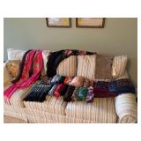 Large grouping of scarves