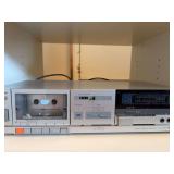 Hitachi stereo cassette tape deck