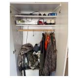 Contents of contents hunting gear(various sizing) and electronics (Untested￼)