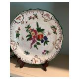 10 1/2 inch decorative plate with wall hanger