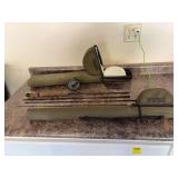 White River Hobbs Creek fly fishing rod with two white river cases and an Orvis fly reel