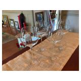 4 - 11 inch crystal stemware