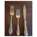 3 piece Towle Sterling Silver flatware set.. 118 GRAMS (NOT INCLUDING KNIFE)