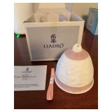 Lladro Merry Christmas porcelain bell