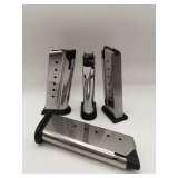 Four Springfield Armory XDS 9mm 7RD Magazines