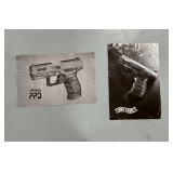 Two Walter Gun Posters 18”
