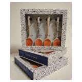 3 New boxes Anthropologie Spotted Dog Painted Porcelain Ceramic Coffee Teaspoons. Great for gifts