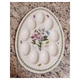 Portmeirion Botanic Garden Sweet Pea motif devilled egg plate.