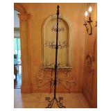 Display Tree, Ornaments /Jewelry,  Black Metal Limbs, turned wood middle spindle 6