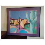 Downé Burns "Indian Summer" nicely framed print 28" x 33".