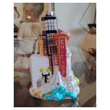 Kurt S Adler Chicago City Scapes Glass Ornament, NobIe Gems