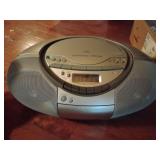 Sony CFD-S350 portable boombox.  CD player, cassette deck, and a digital AM/FM tuner. Tested, sounds great.