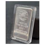 Engelhard 1oz. Silver Bar…..has been magnet, acid and ice tested for authenticity