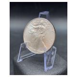 2010 American Eagle (Walking Liberty) Silver Dollar - the official silver bullion coin of the United States - 1oz. Fine Silver