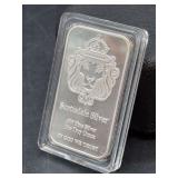 Scottsdale Silver 1oz. Silver Bar…..has been magnet, acid and ice tested for authenticity