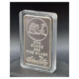 SilverTowne Prospector 1oz. Fine Silver Bar…..tested via acid, magnet and ice - all were positive for silver